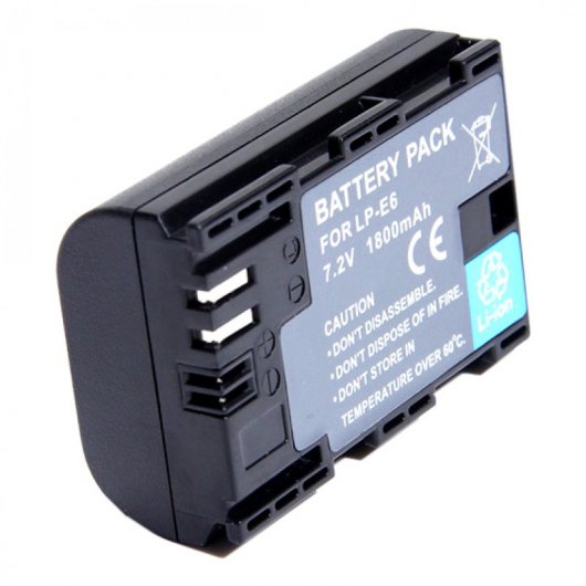 SilverHT Batería para Cámara Canon LP-E6 1800mAh