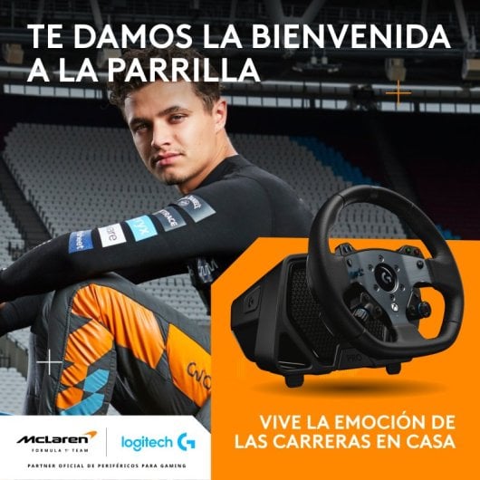 Logitech G923 Volante e Pedais para PS4/PS5/PC Compatível com F1 23 e Gran Turismo 7