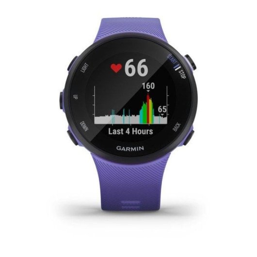 Garmin Forerunner 45S GPS 39mm Ecrã Digital Violeta Pequeno Monitor Cardíaco Sono
