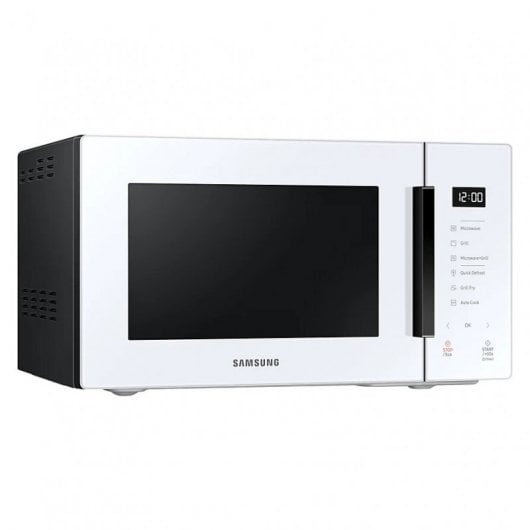 Samsung MG23T5018CW/EC Microonde con Grill 23L 800W Vetro Bianco