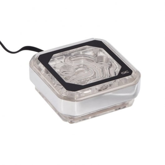 Alphacool Eisblock XPX Aurora Bloc d'eau Plexi Chrome Numérique RVB