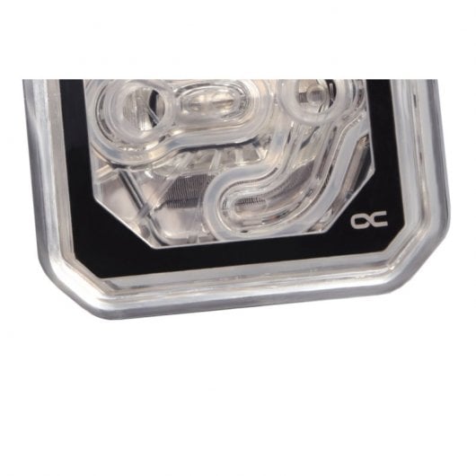 Alphacool Eisblock XPX Aurora Bloc d'eau Plexi Chrome Numérique RVB