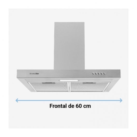 Universal Blue Kenia 2060 Exaustor Decorativo 60cm Inox