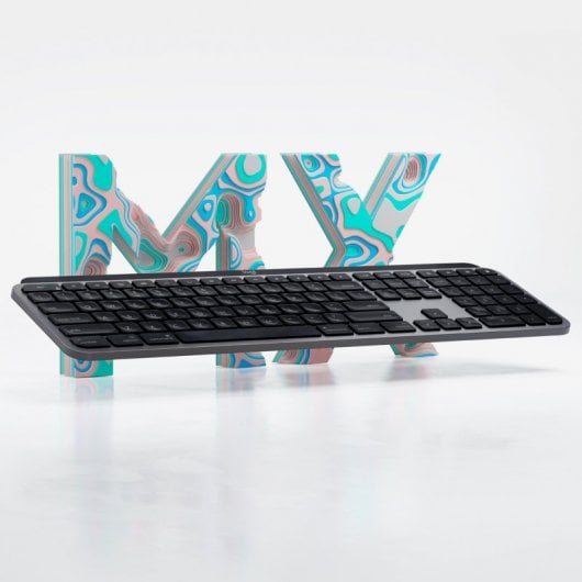 Logitech MX Keys Teclado Inalámbrico Retroiluminado para Mac/iPad Gris