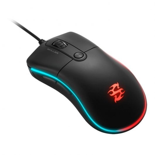 Mouse da gioco Sharkoon Skiller SGM2 RGB 6400 DPI Nero