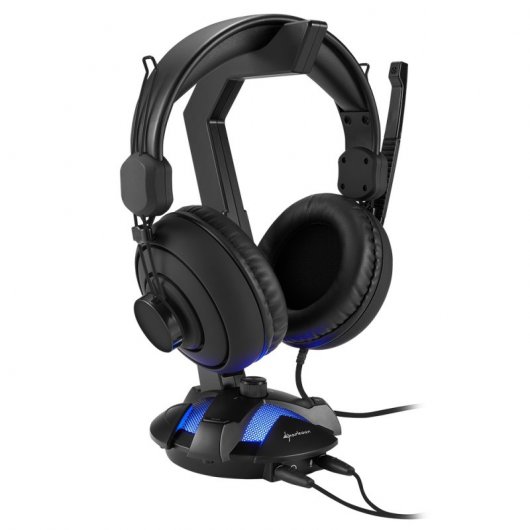 Sharkoon X-Rest 7.1 Supporto attivo Cuffie, Auricolare Nero