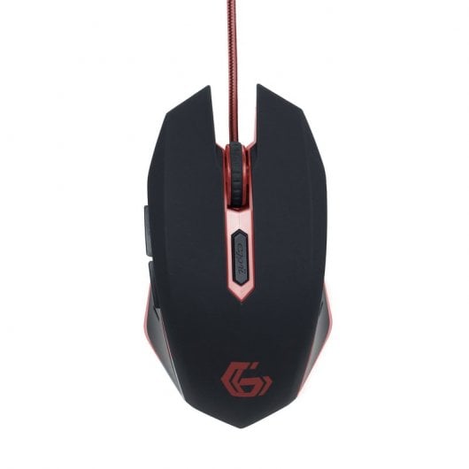 Mouse da gioco Gembird MUSG-001-R 2400 DPI Nero