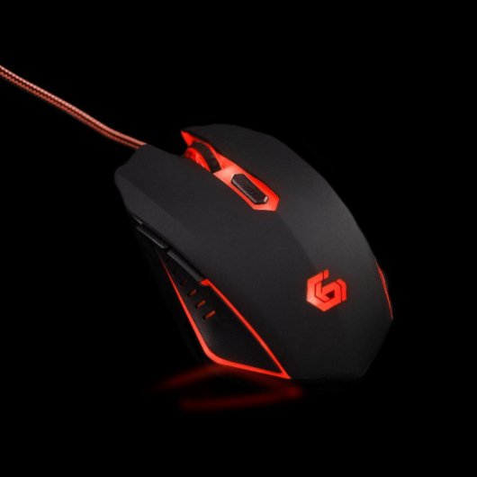 Gembird MUSG-001-R souris Ambidextre USB Type-A 2400 DPI