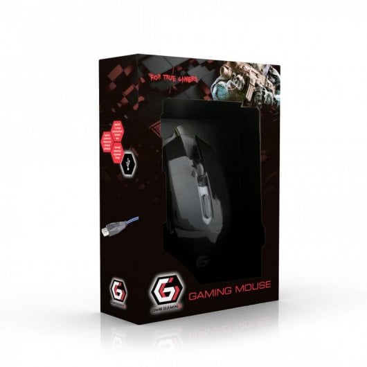 Gembird MUSG-001-R souris Ambidextre USB Type-A 2400 DPI