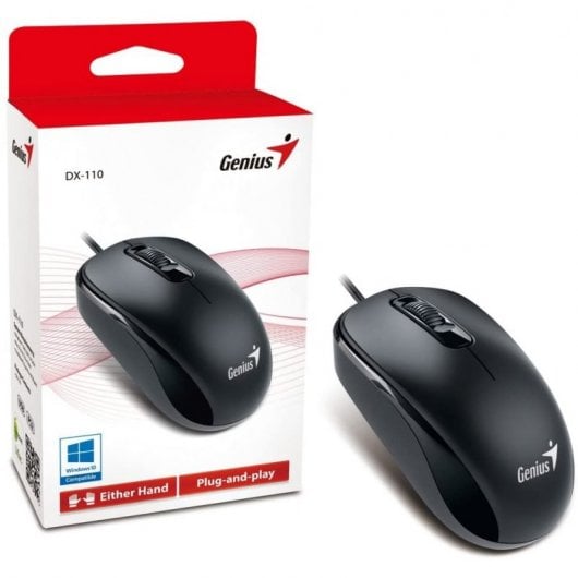 Genius Computer Technology DX-110 Maus Beidhändig USB Typ-A Optisch 1000 DPI