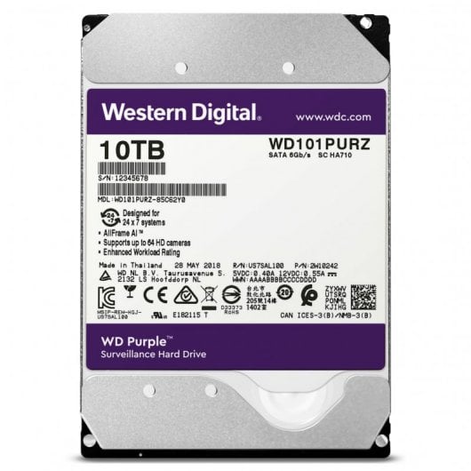 WD Purple 10TB 3.5" SATA3
