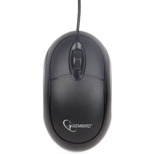 Gembird MUS-U-01 Mouse ottico ambidestro 1000 DPI Nero