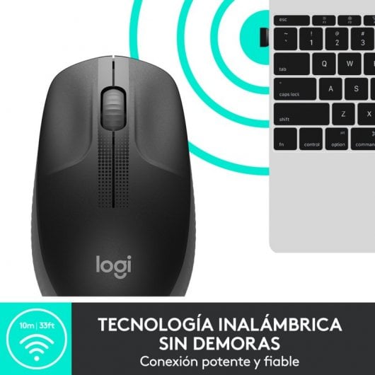 Logitech M190 mouse Ambidestro RF Wireless Ottico 1000 DPI Grigio