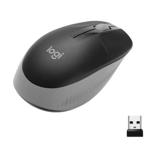 Logitech M190 Mouse Ambidestro RF Wireless Ottico 1000 DPI Nero/Grigio