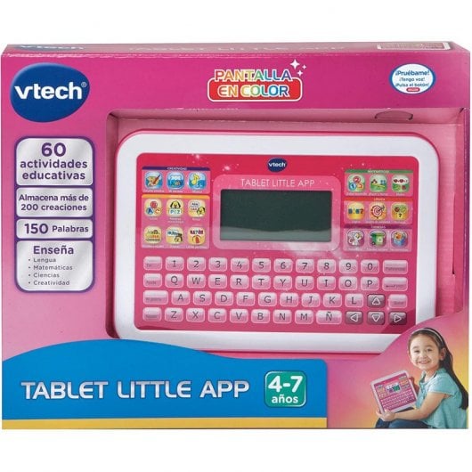 VTech Tablet Little App Tableta Educativa Infantil Rosa