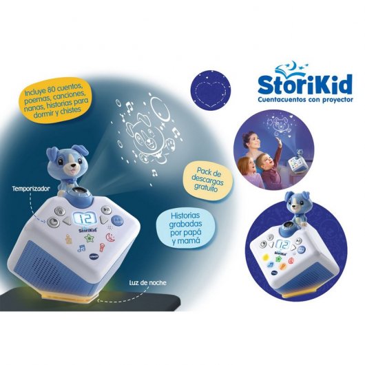 VTech StoriKid Cuentacuentos Blanco/Azul