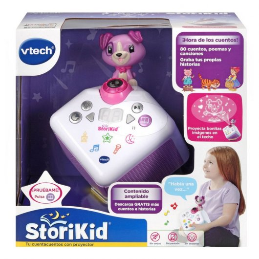 VTech StoriKid Cuentacuentos Blanco/Rosa