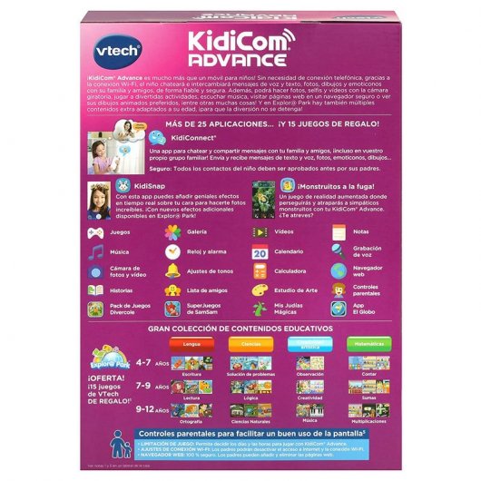 VTech KidiCom Advance Blanco/Rosa