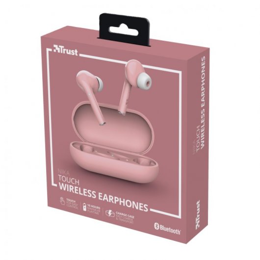 Trust Nika Kopfhörer True Wireless Stereo (TWS) im Ohr Anrufe/Musik Bluetooth Pink