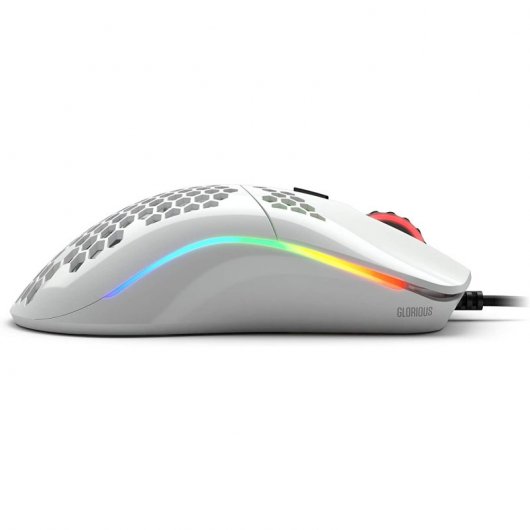 Glorious Model O Minus Ratón Gaming 3200 DPI Blanco Brillante