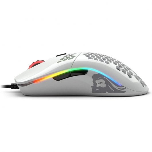Glorious Model O Minus Ratón Gaming 3200 DPI Blanco Brillante