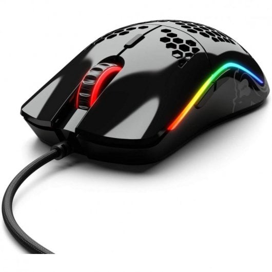 Glorious Model O Minus Rato Gaming 3200 DPI Preto Brilhante