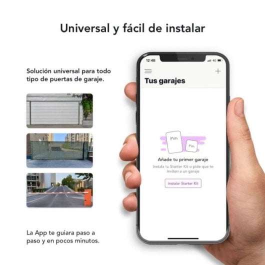 Homyhub Starter Kit Sistema de Apertura de Garaje WiFi
