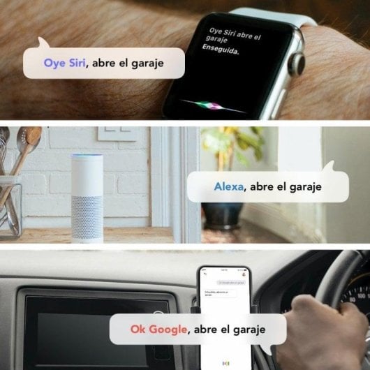 Homyhub Starter Kit Sistema de Apertura de Garaje WiFi