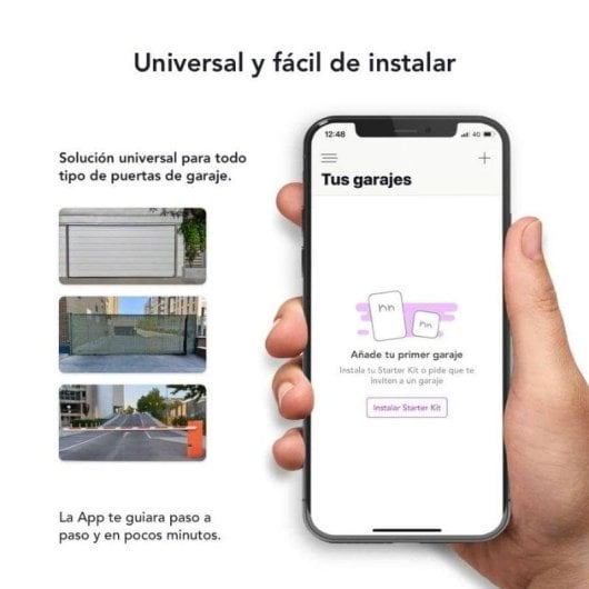 Homyhub Starter Kit Sistema de Apertura de Garaje WiFi