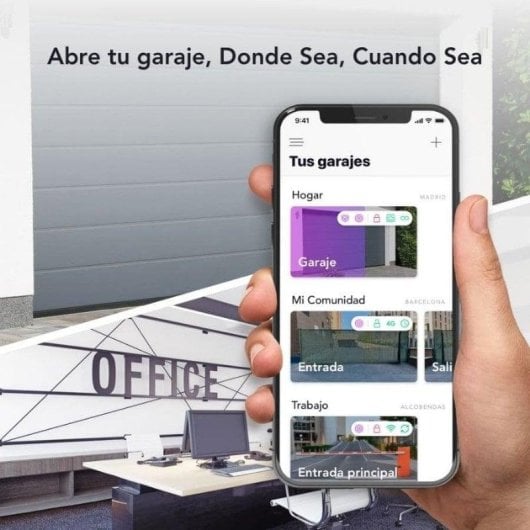 Homyhub Starter Kit Sistema de Apertura de Garaje WiFi