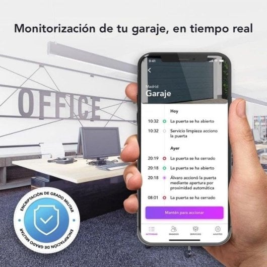 Homyhub Starter Kit Sistema de Apertura de Garaje WiFi