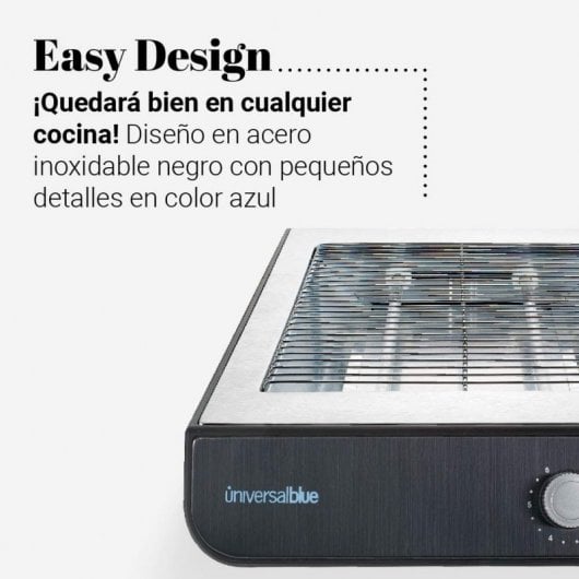 Universal Blue Toasty Plus Tostador Plano 600W