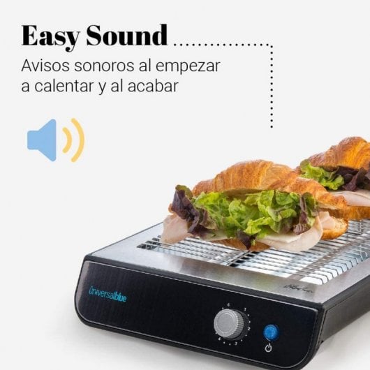 Universal Blue Toasty Plus Tostador Plano 600W