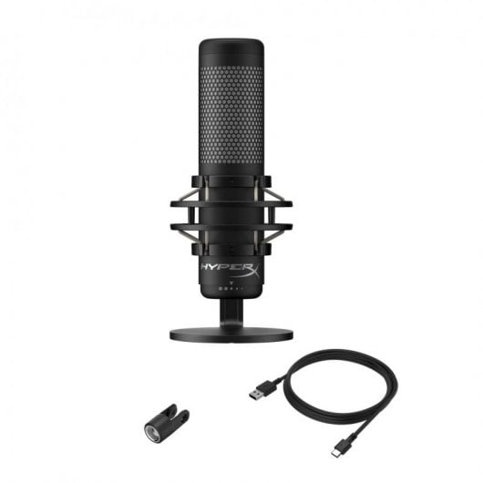 HyperX Quadcast S Micrófono Condensador USB Autónomo RGB