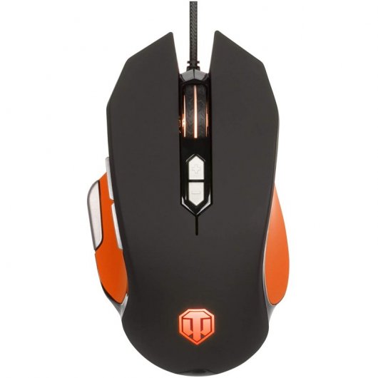 Konix M-35 Ratón Gaming 4000 DPI Negro/Naranja