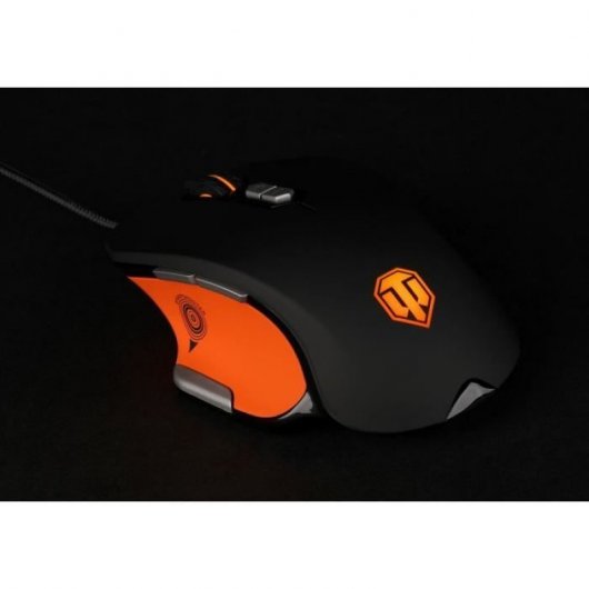 Konix M-35 Ratón Gaming 4000 DPI Negro/Naranja