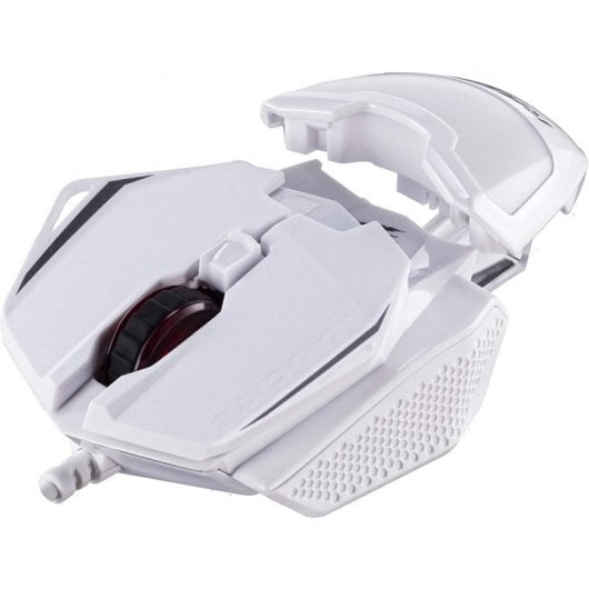 Mad Catz RAT 1+ Ratón Gaming 2000 DPI Blanco