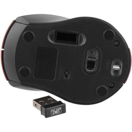 Mini mouse wireless TnB MM240 1000 DPI Rosso