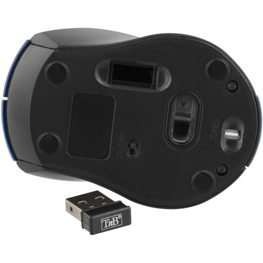 TnB MM240 Mini-Funkmaus, 1000 DPI, Blau