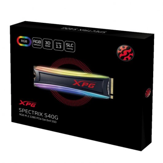 Adata XPG Spectrix S40G RVB 256 Go SSD M.2 NVMe PCIe Gen3x4
