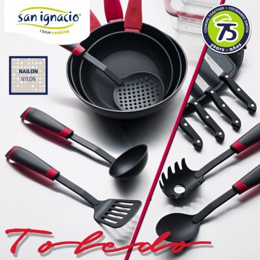San Ignacio Faro Batería de Cocina 7 Piezas + Set de Utensilios