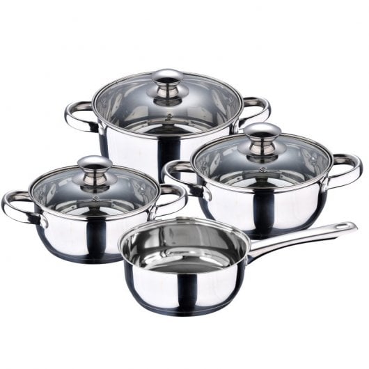 San Ignacio Faro Batería de Cocina 4 Piezas + Set de 3 Sartenes