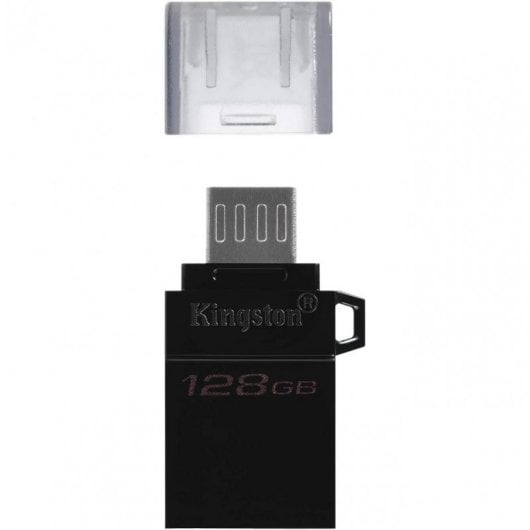 Kingston Technology DataTraveler microDuo3 G2 lecteur USB flash 128 Go USB Type-A / Micro-USB 3.2 Gen 1 (3.1 Gen 1) Noir