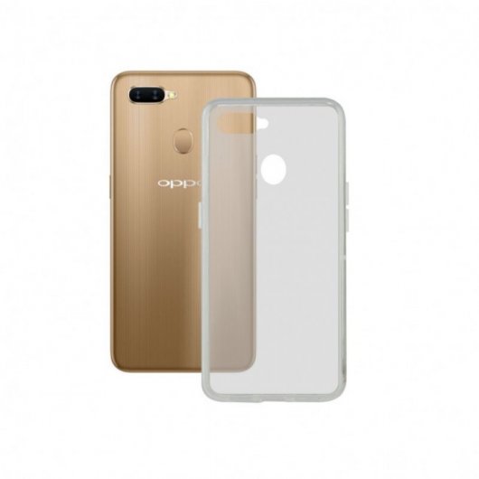 Ksix Flex Funda TPU Transparente para OPPO A7