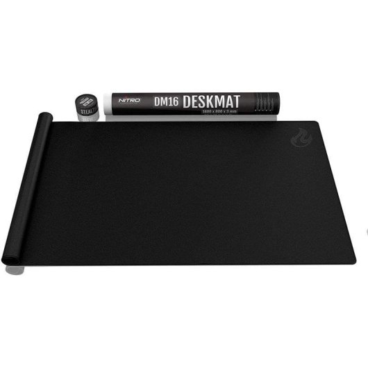 Mauspad Nitro Concepts DM16 Schwarz 1600x800 mm rutschfest vernähte Kanten