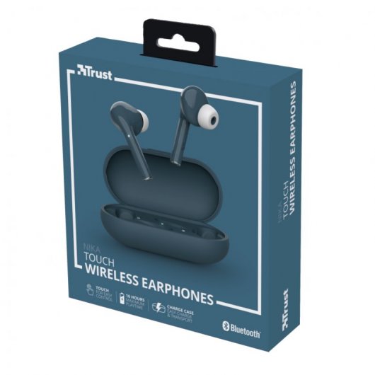Trust Nika Touch Auriculares Bluetooth Azuis