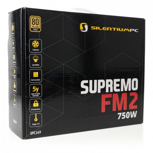 Silentium PC Supremo FM2 750W 80 Plus Gold Modular