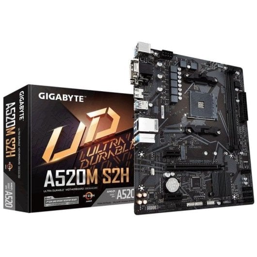 Motherboard Gigabyte A520M S2H A520 Socket AM4 DDR4 Micro ATX RGB PCIe 3.0