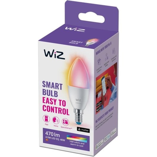 WIZ C.E14 Colors Lâmpada Inteligente Wi-Fi RGBW E14