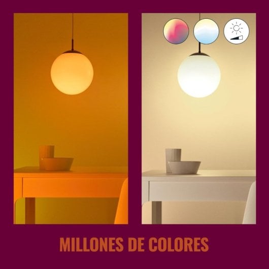 WiZ Lampadina Smart Dimmerabile Luce Bianca o Colorata Attacco E14 40W Candela